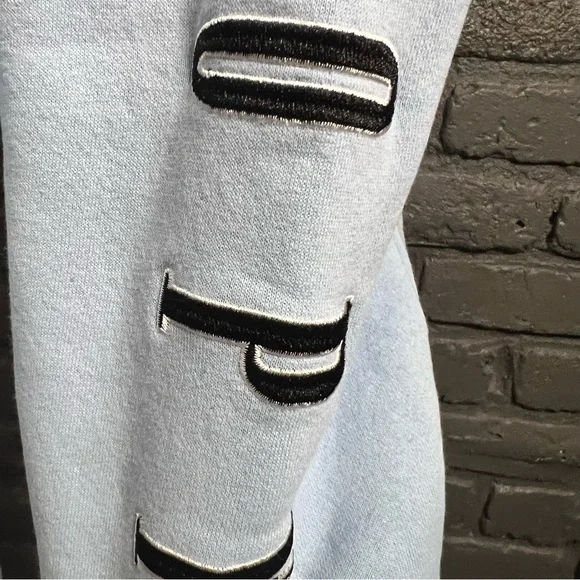 SNOOPY Light Blue Sweatshirt Outfit Set Size Medium - Picture 5 of 16